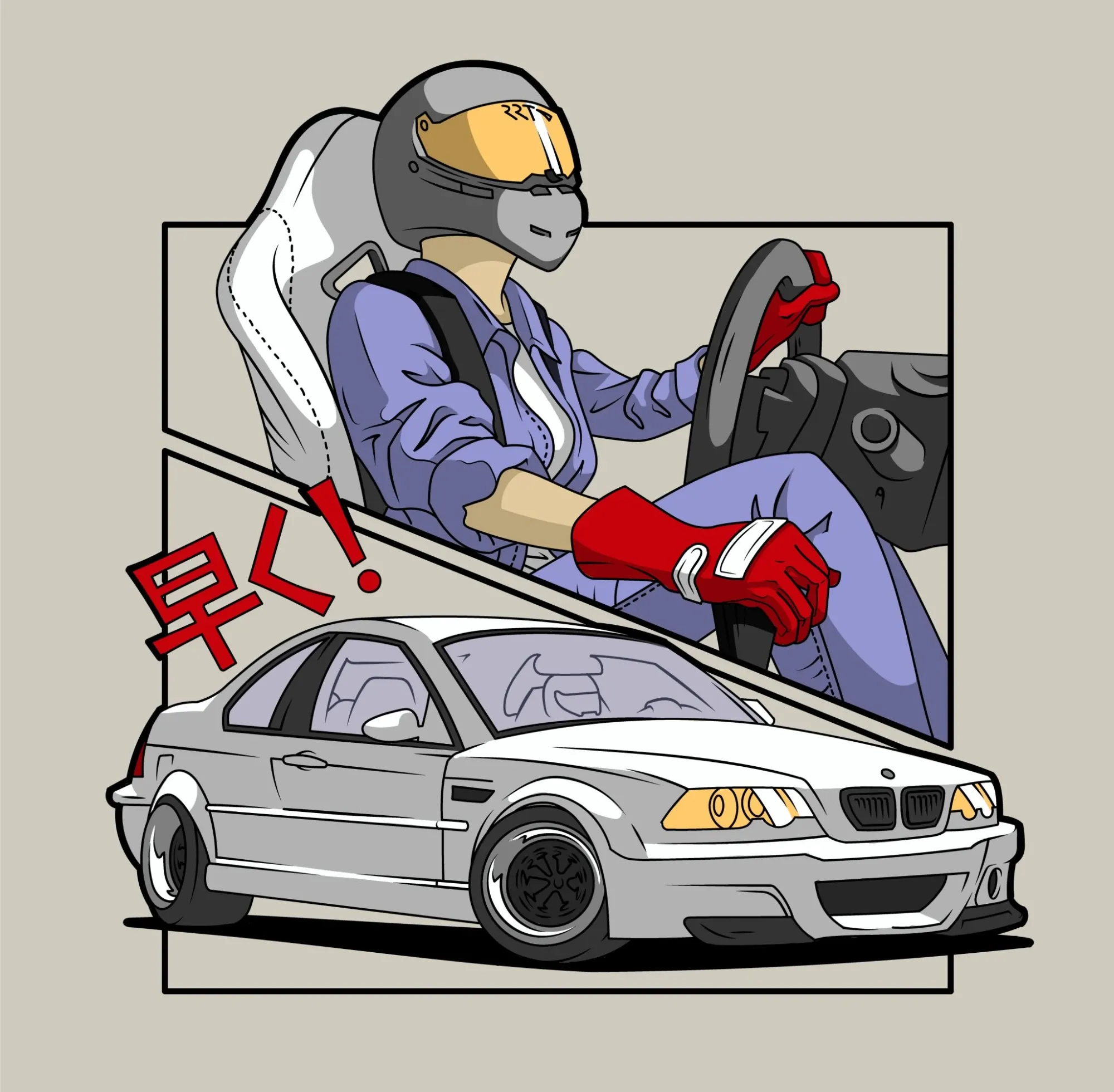BMW CCA, t-shirt graphic