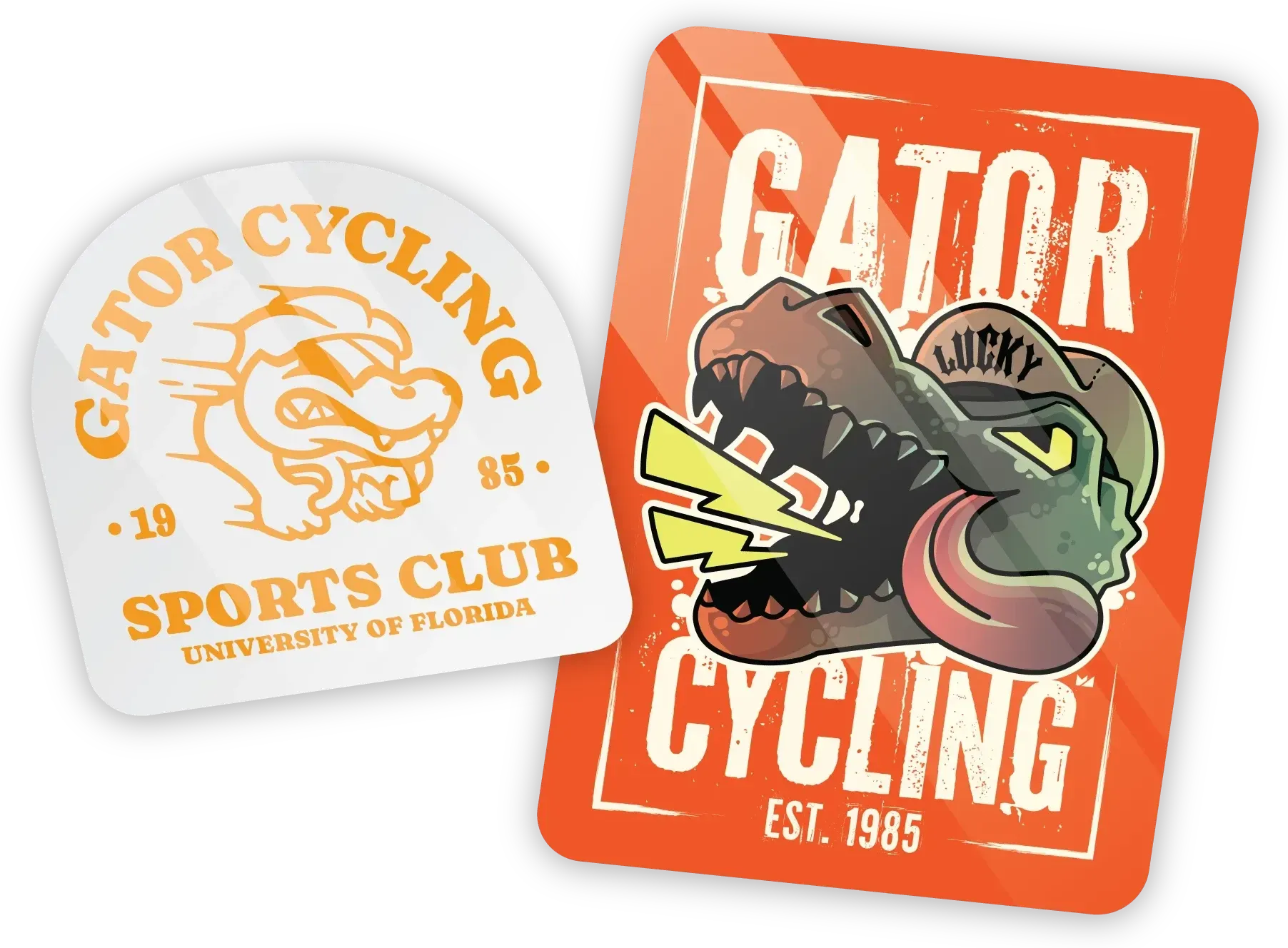 Gators Cycling, stickers